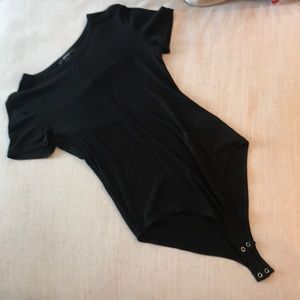 Black ribbed body suit Forever 21. Sz M never worn